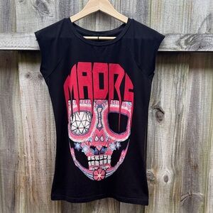 NWT! Spase “Madre” Ayahuasca Geneva Skull Graphic Shirt